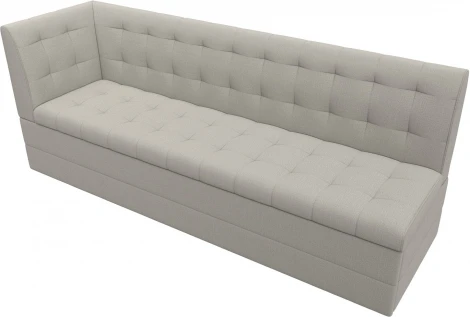 Диван кухонный Бриз с углом слева (Бежевый/Рогожка) Лига Диванов арт.122434L