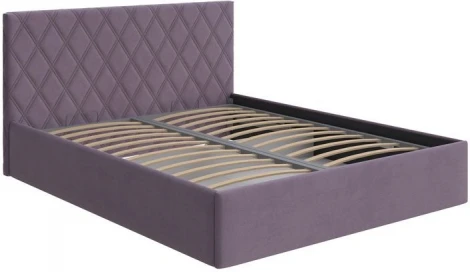 PROxSON Кровать Fresco с бельевым ящиком (Ткань: Велюр Ultra Сливовый) 90x200