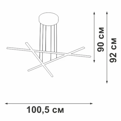 Подвесной светильник Vitaluce V3051-1/3S (LED, 220V, на проводе)