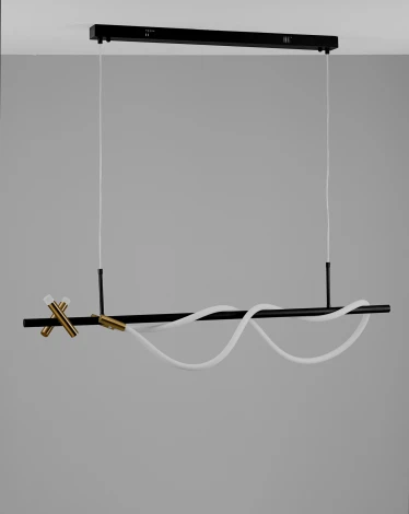 Подвесной светильник светодиодный с гибким неоном Moderli True V10685-PL (220V, на тросе)