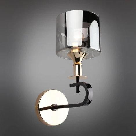 Бра Omnilux Ausonia OML-68701-01 (220V, хрусталь, круглые)