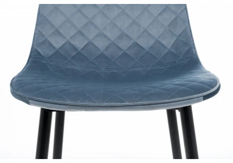 Стул Woodville на металлокаркасе Capri голубой 11661