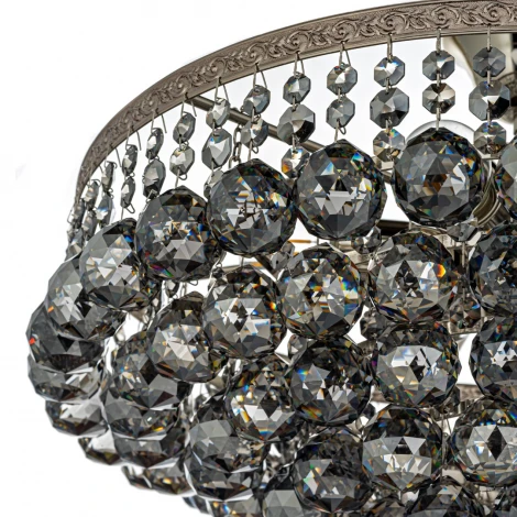 Потолочная люстра на штанге Arti Lampadari Castellana E 1.3.46.607 N (220V, хрусталь, круглые)