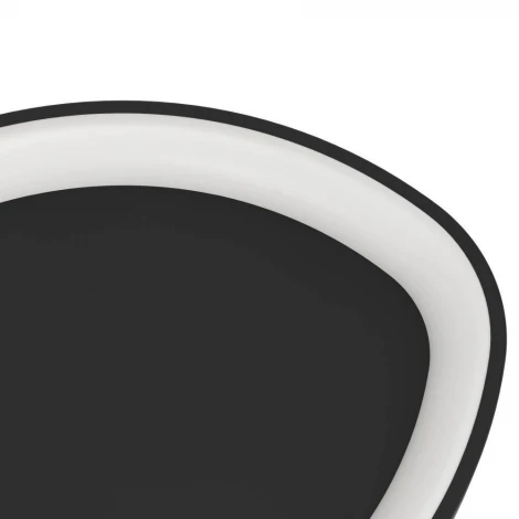 Потолочный светильник светодиодный Eglo Loretello 901584 12W(LED), пластик, сталь, черный, 2700-6500K