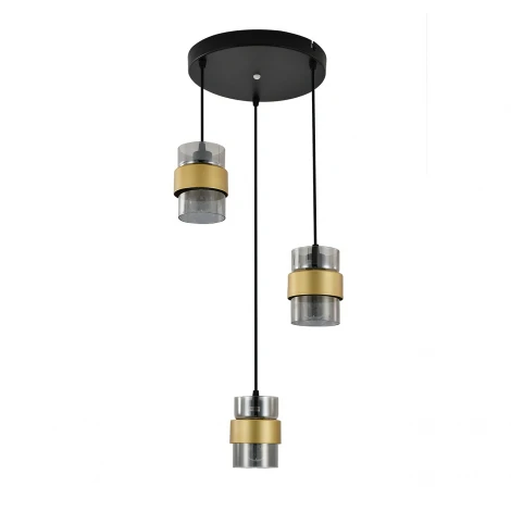 Подвесной светильник Escada Hurricane 1139/3S Black/Gold E14*40W