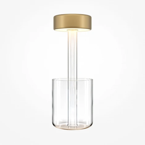 Настольная лампа с аккумулятором Maytoni AI Collaboration MOD229TL-L3G3K1 (регулировка яркости, LED, 220V, выключатель, круглые)