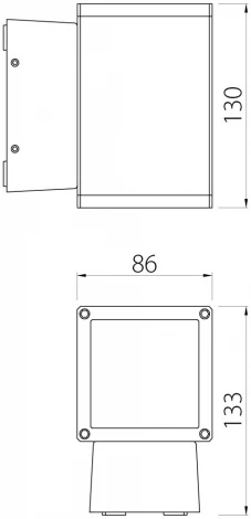 Настенный светильник светодиодный IP65 Feiss Dwell NC-803471-DG (220V)