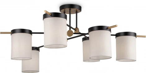 Потолочная люстра на штангу Freya Bogy FR5377CL-06B (220V)