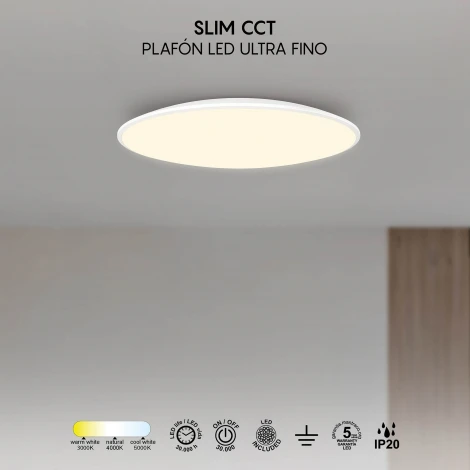 Потолочный светильник светодиодный круглый Mantra Slim 8691