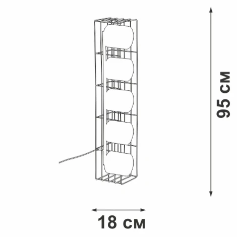 Торшер Vitaluce V3019-1/5P (220V)