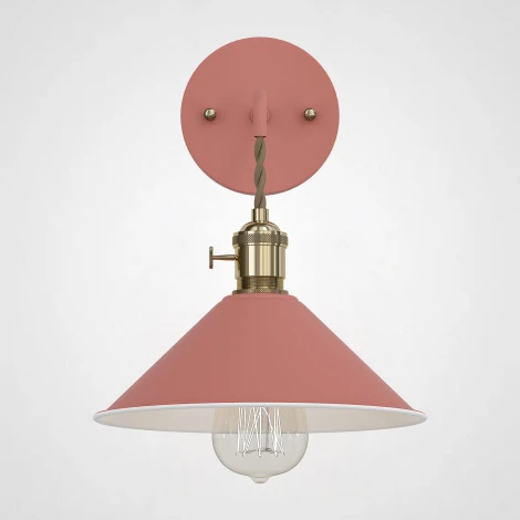 Бра с подвесным плафоном Braid Wall Pink Imperiumloft Braid-Wall01 (181878-26) (220V)