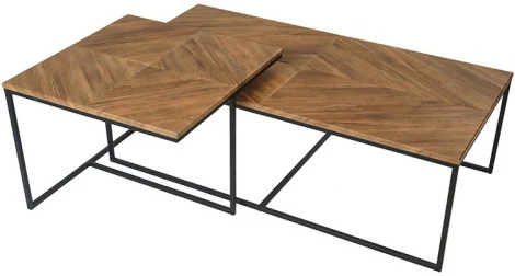 Стол журнальный Эклектик дуб американский/чёрный от фабрики Mebelik