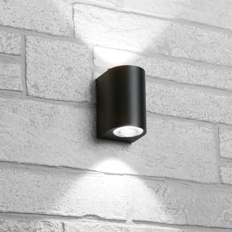 Архитектурная подсветка Feron Корфу 48476 DH053, 2*5W, 800Lm, 4000K, черный Бостон (LED, 220V, IP54)
