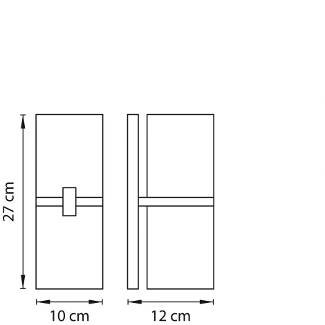Настенный светильник Lightstar Qubica 805620 (220V, куб)