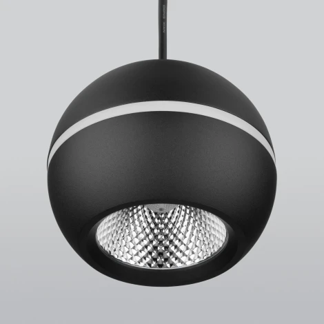 Подвесной светильник светодиодный Черный Elektrostandard DLS023 (220V, на проводе, шар)