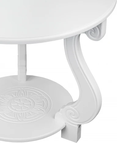 Стол журнальный Грация (М) ЛАЙТ белый от фабрики Mebelik