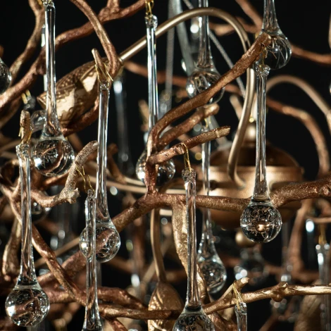 Подвесная люстра Loft IT Bijout 10067/1250 GB (220V, на тросе, ветки)