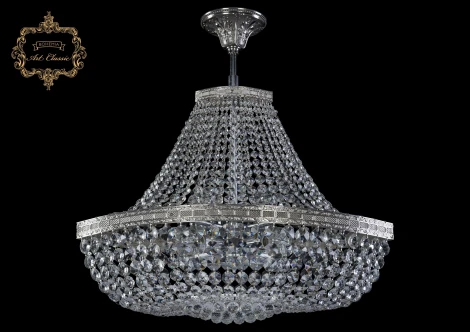 Потолочная люстра на штанге Art Classic 21.28 21.283.H1.55SP.Ni