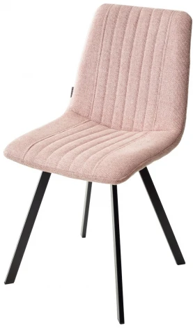 Обеденный стул M-City ELVIS WZ2042-10 пепел розы/ черный каркас