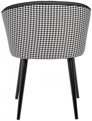 Стул Paola чёрный с жаккардом Bradex Home RF 0262