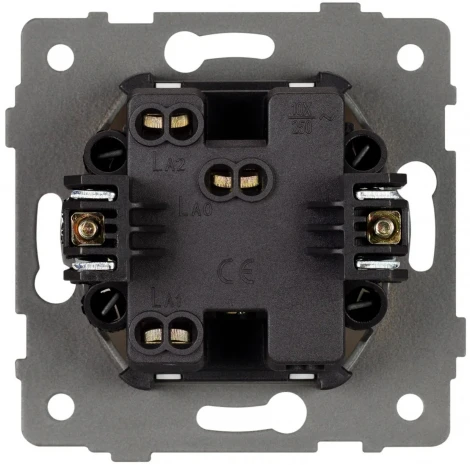 Механизм выключателя одноклавишный проходной SWT-MKP1-PL-GD-V (250V, 10A) (Arlight) 049874