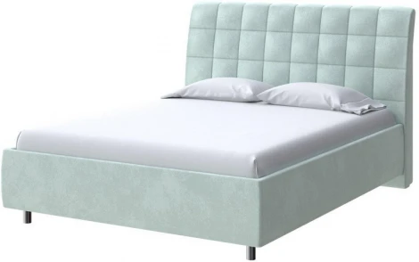 PROxSON Кровать Volumo без основания (Ткань: Велюр Casa Мятный) 140x200