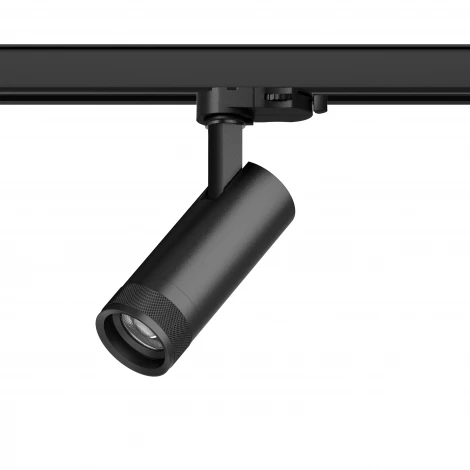 Трековый светильник трехфазный светодиодный 12W 220V 840LM 20-55G с адаптером Lightstar Canno Pro C4127QT