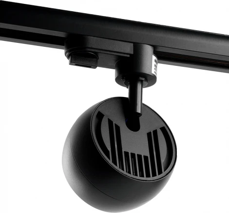 Светильник трековый однофазный Feron AL164 48547 GX53, черный (220V, круглые)