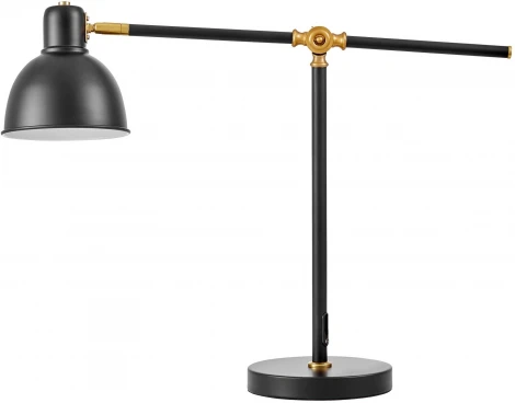 Настольная лампа Lumina Deco Zula LDT 7736-1 BK+MD (220V)