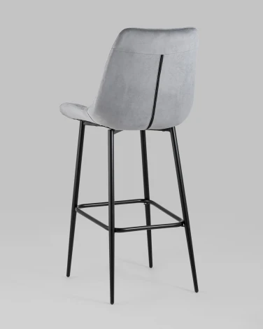 Стул барный Stool Group Флекс велюр серый УТ000025268