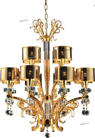 Подвесная люстра N-Light 3086 3086-8+4G золото