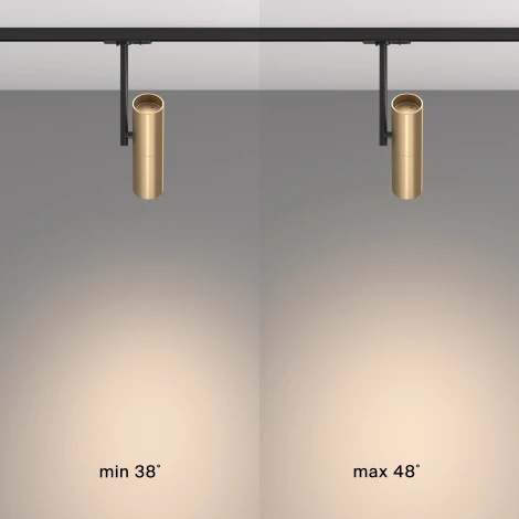 Трековый светильник Elti Unity GU10 50Вт (однофазный) Maytoni Technical TR005-1-GU10-BG (220V, круглые)