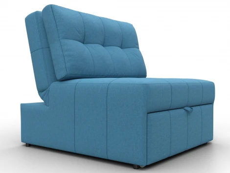 Кресло-кровать Лига-107 (80) (ЛДСП,Брус,Фанера,Рогожка/Голубой) Лига Диванов 134893