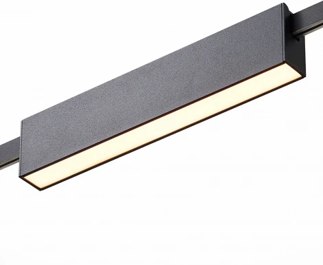 Трековый светильник магнитный ST Luce Farm ST817.446.12 Черный LED 1*12W 4000K (24V)