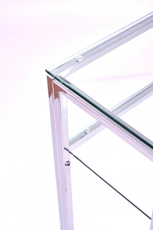 Консольный стол AllConsoles 1044-CS clear серебряный