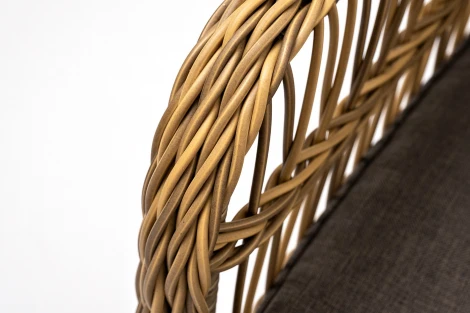 "Цесена" кресло плетеное из искусственного ротанга, цвет соломенный 4SIS арт.УТ-00006747