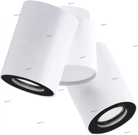 Спот Crystal Lux, 2 плафона, белый