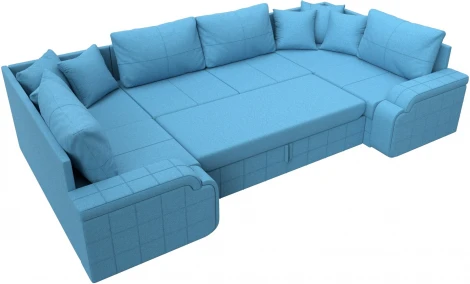 Диван П-образный Николь Лига Диванов (Рогожка) арт.125914