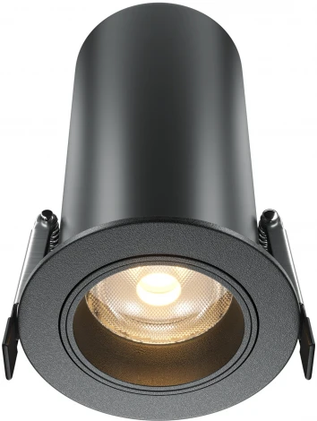 Встраиваемый светильник светодиодный Maytoni Focus Led DL125-L12-3K-B (220V, круглые)