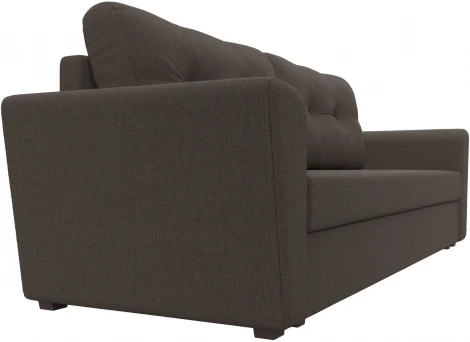 Диван прямой Амстердам Лайт (Коричневый/Рогожка) Лига Диванов арт.121133