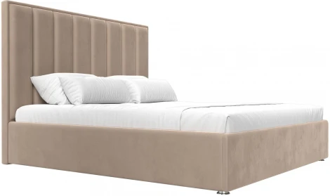 Кровать интерьерная Афродита 180 (Бежевый/Велюр) Лига Диванов арт.120576