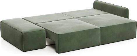 ПОРТЛЕНД  Диван прямой с банкеткой зеленый D1 furniture арт.AAA41669003
