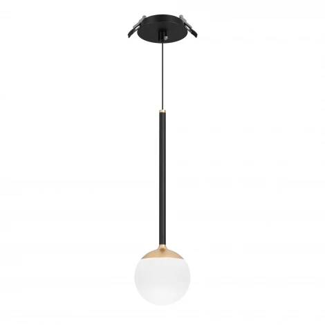 Подвесной светильник SP-BEADS-HANG-BUILT-T-R100-8W Warm3000 (BK-GD, 180 deg, 230V) (Arlight, IP20 Металл) 056420 (LED)