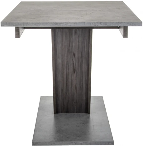 Стол на тумбе Woodville Тирион бетон чикаго серый / дуб гладстоун табак 462405