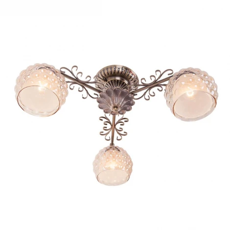 Потолочная люстра IDLamp Bella 285/3PF-Oldbronze
