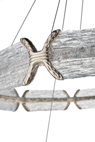 Подвесная люстра ярусная Fluorite Epico FL1150-10P (LED, 220V, на тросе, кольцо)