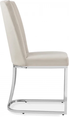 Стул обеденный IST-CASA Пресли DC-3024, 46х47х88, бежевый, хром
