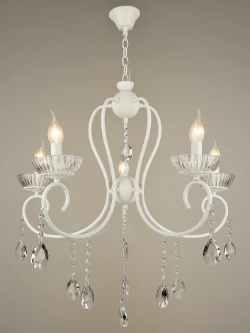 Подвесная люстра Reluce 04461-0.4-05 (220V, подвески, на цепи, подсвечник, свеча)