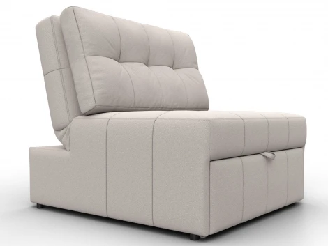 Кресло-кровать Лига-107 (80) (ЛДСП,Брус,Фанера,Замша/Бежевый) Лига Диванов 134949