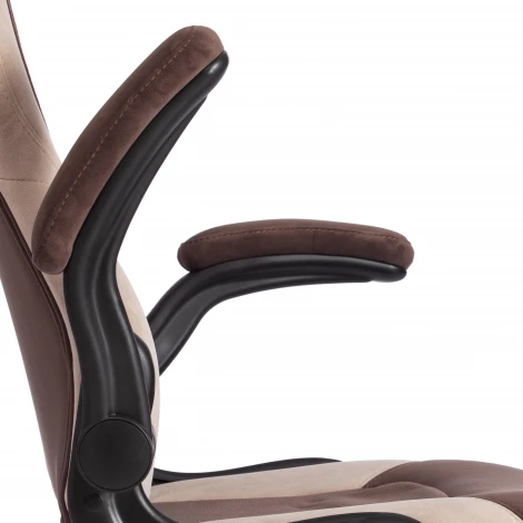 Кресло BAZUKA (Флок  /Коричневый,Бежевый)